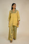 Gold Tissue Embroidered Co-ord Set