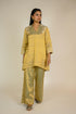 Gold Tissue Embroidered Co-ord Set