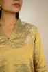 Gold Tissue Embroidered Co-ord Set