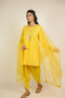 Sunny Yellow Embroidered Dhoti Kurta Set