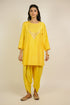 Sunny Yellow Embroidered Dhoti Kurta Set