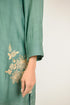 Jade Embroidered Cotton Silk Co-ord Set