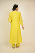 Lemon Appliqué Chanderi Kurta Set