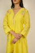 Lemon Appliqué Chanderi Kurta Set