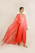 Blush Ombre Floral Chanderi Kurta Set