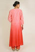Blush Ombre Floral Chanderi Kurta Set