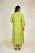 Pista Mukaish Chanderi Kurta Set