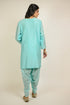 Turquoise Embroidered Dhoti Kurta Set