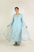 Powder Blue Mukaish Chanderi Suit Set