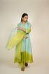 Mint Ombre Mukaish Kurta Set