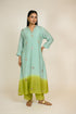 Mint Ombre Mukaish Kurta Set