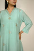 Mint Ombre Mukaish Kurta Set