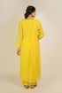 Bright Yellow Mukaish Chanderi Kurta Set
